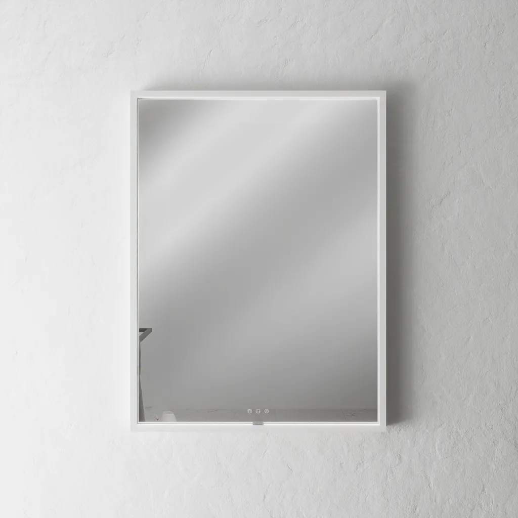 Pulcher Mood 2 PM2-6080 -  Mirror with light and light control, Matte white frame