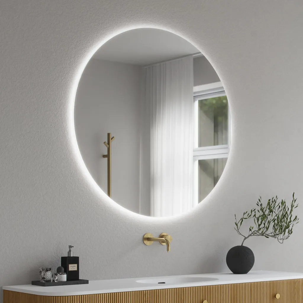 Pulcher Coco Backlight PM3-100 - Ø100 cm. LED Backlight Mirror w/Anti-fog