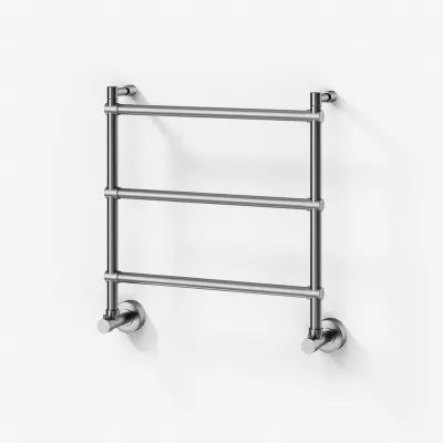 Vetro DeLuxe 442/3 - Water-borne Towel Warmer, Brushed Steel