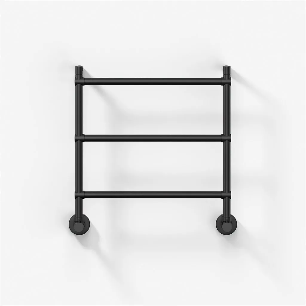 Vetro DeLuxe 442/3 - Waterborne Towel Warmer, Matte Black