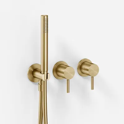 Semplice SBR801 - Shower set, PVD Brushed Brass