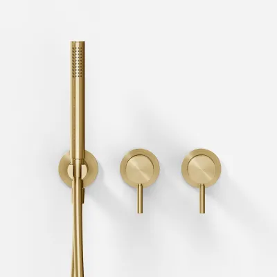 Semplice SBR801 - Shower set, PVD Brushed Brass