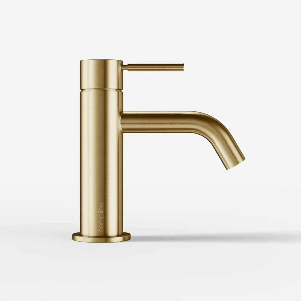 Semplice SHV501 - Basin mixer S-size, PVD Brushed Brass