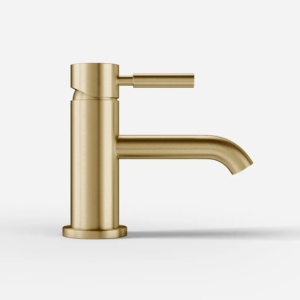 Semplice SHV101 - Single-lever basin mixer, PVD Brushed Brass
