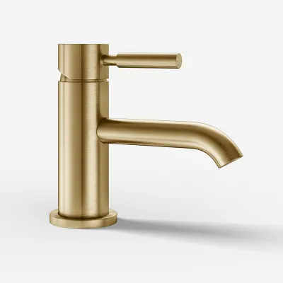 Semplice SHV101 - Single-lever basin mixer, PVD Brushed Brass