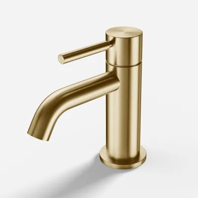 Semplice SHV401 - Single-lever Basin Mixer, PVD Brushed Brass