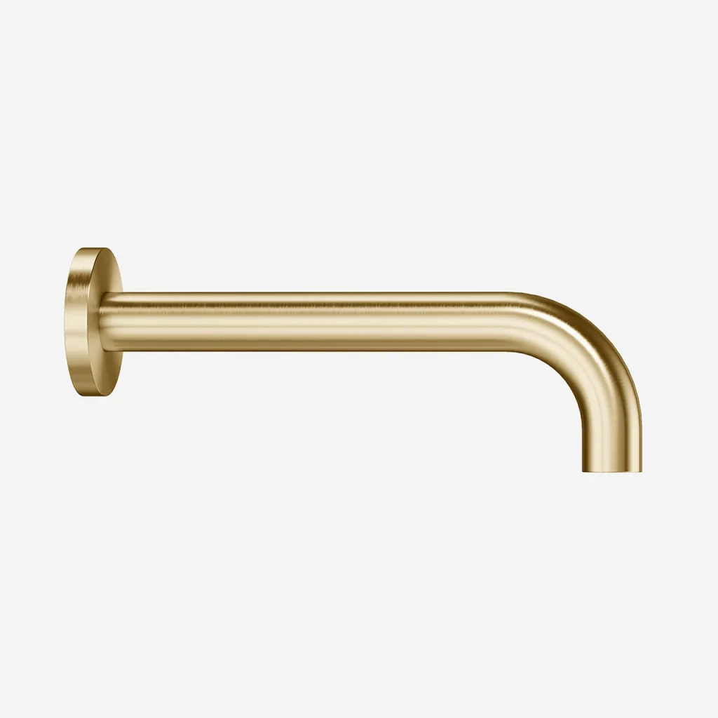 Semplice SSP420 - Tub spout 20 cm, PVD Brushed Brass