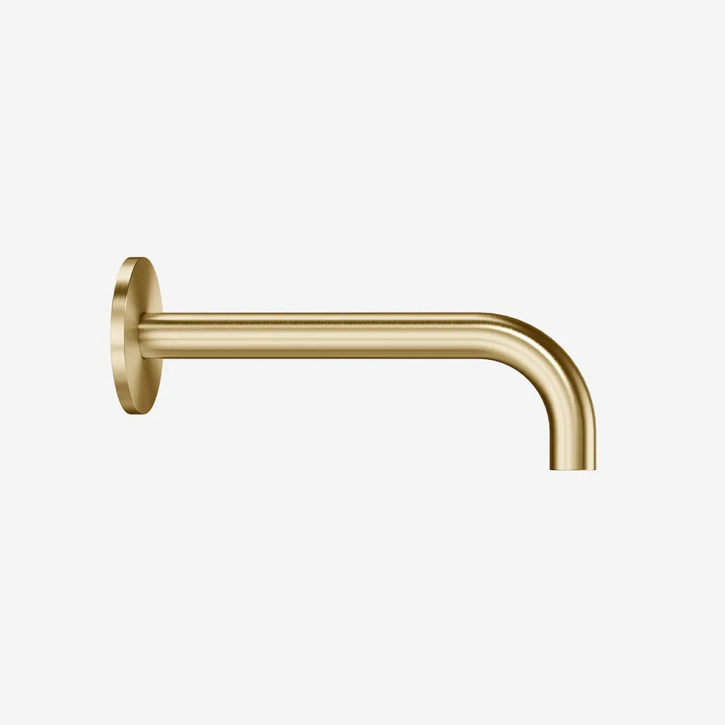 Semplice SSP190 - Spout for built-in use, PVD Brushed Brass