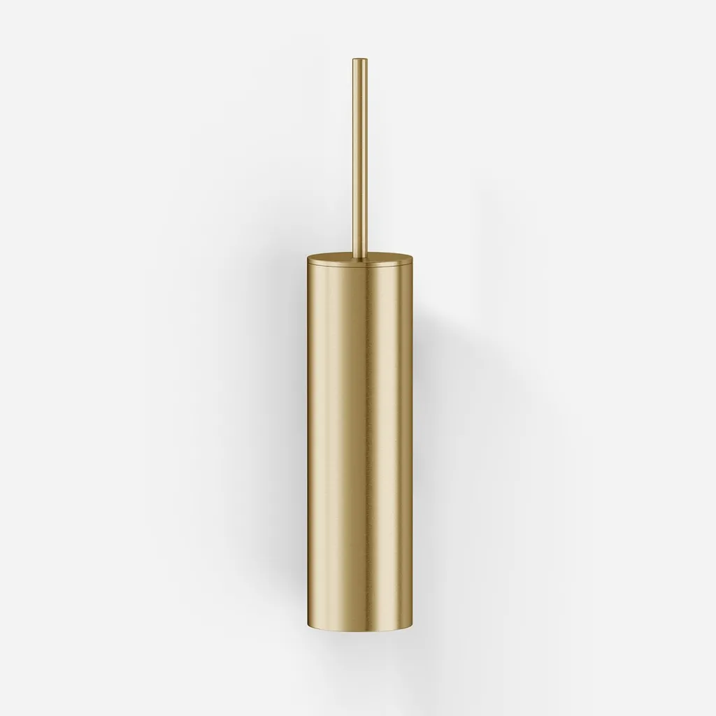 Semplice PS33W - Toilet Brush Wall Mounted, PVD Brushed Brass