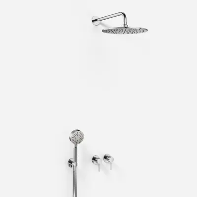 ArkiLife AVAO AA801 S01 - Ø30 cm. Wellness Rain w/EasyClean, Chrome
