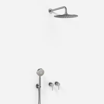 ArkiLife AVAO AA801 S01 - Ø30 Wellness Rain w/EasyClean, Brushed Stainless Steel