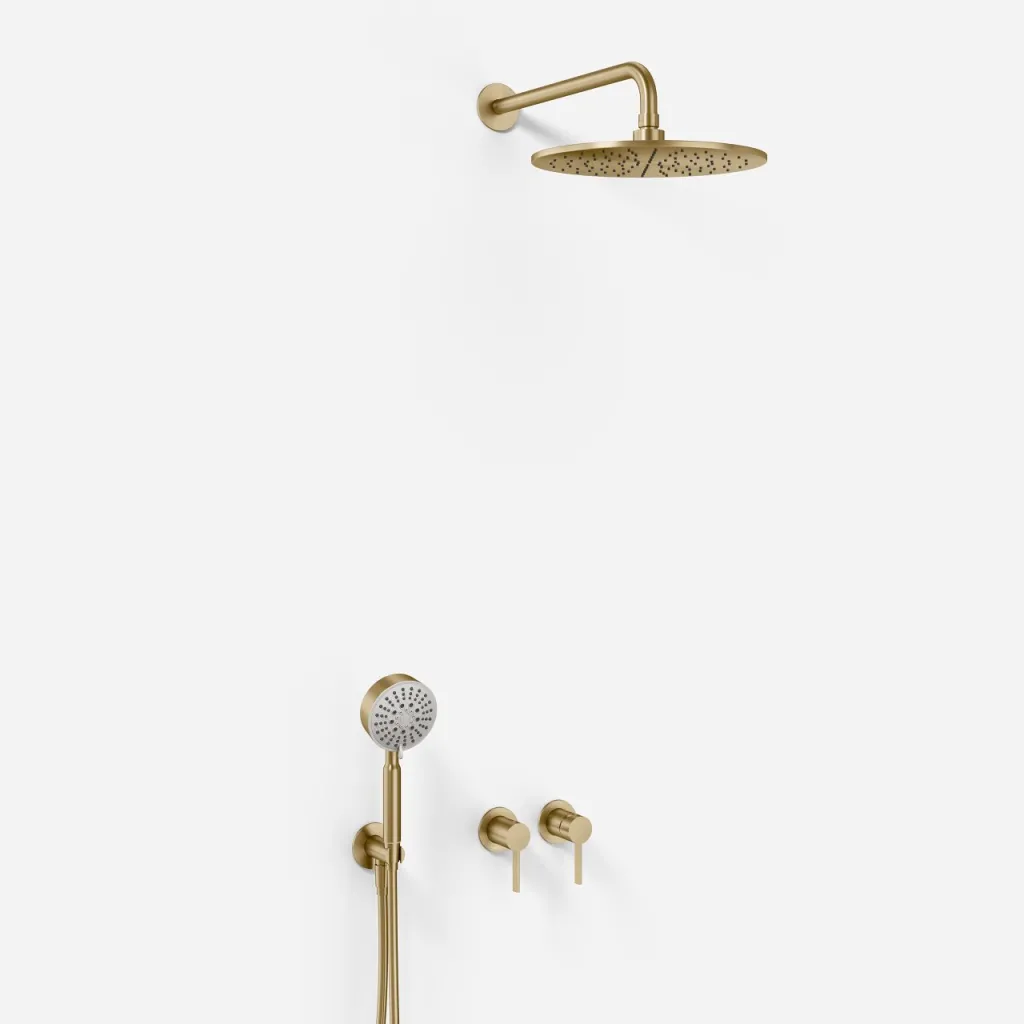 ArkiLife AVAO AA801 S01 - Ø30 Wellness Rain w/EasyClean, PVD Brushed Brass