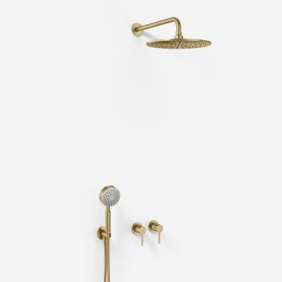 ArkiLife AVAO AA801 S01 - Ø30 Wellness Rain w/EasyClean, PVD Brushed Brass