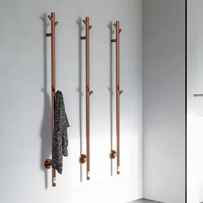Pulcher® Style PS14 - Electric Towel Warmer w/Timer, PVD Brushed Copper