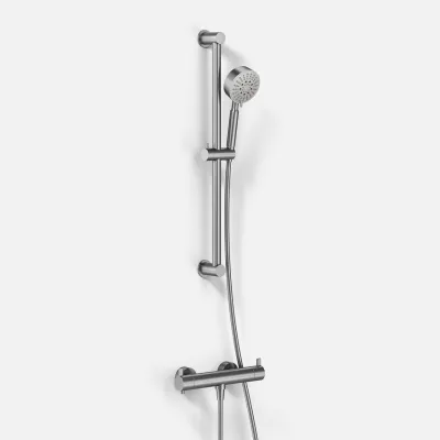 ArkiLife AVAO AABT204 S01 - Thermostat incl. Shower set, Brushed Stainless Steel