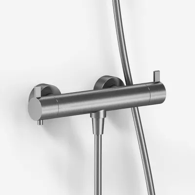 ArkiLife AVAO AABT204 S01 - Thermostat incl. Shower set, Brushed Stainless Steel