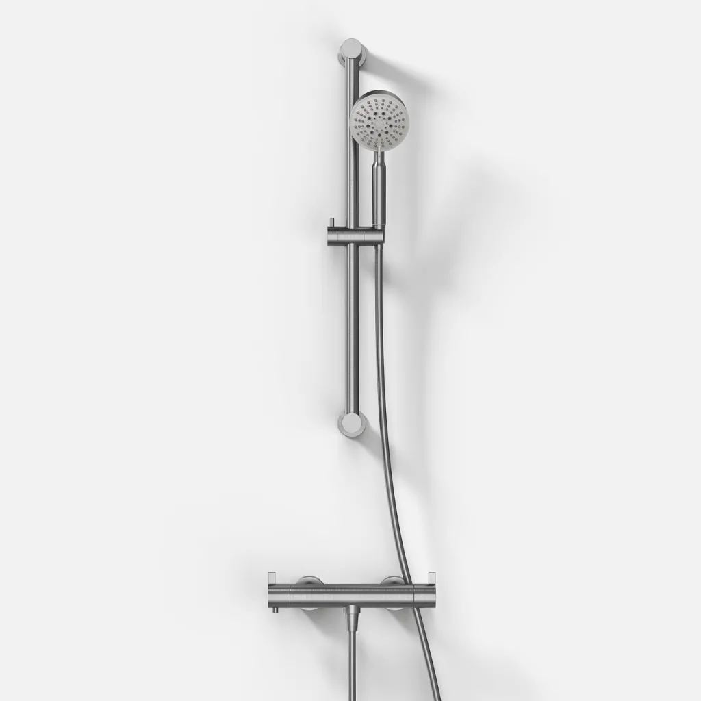 ArkiLife AVAO AABT204 S01 - Thermostat incl. Shower set, Brushed Stainless Steel