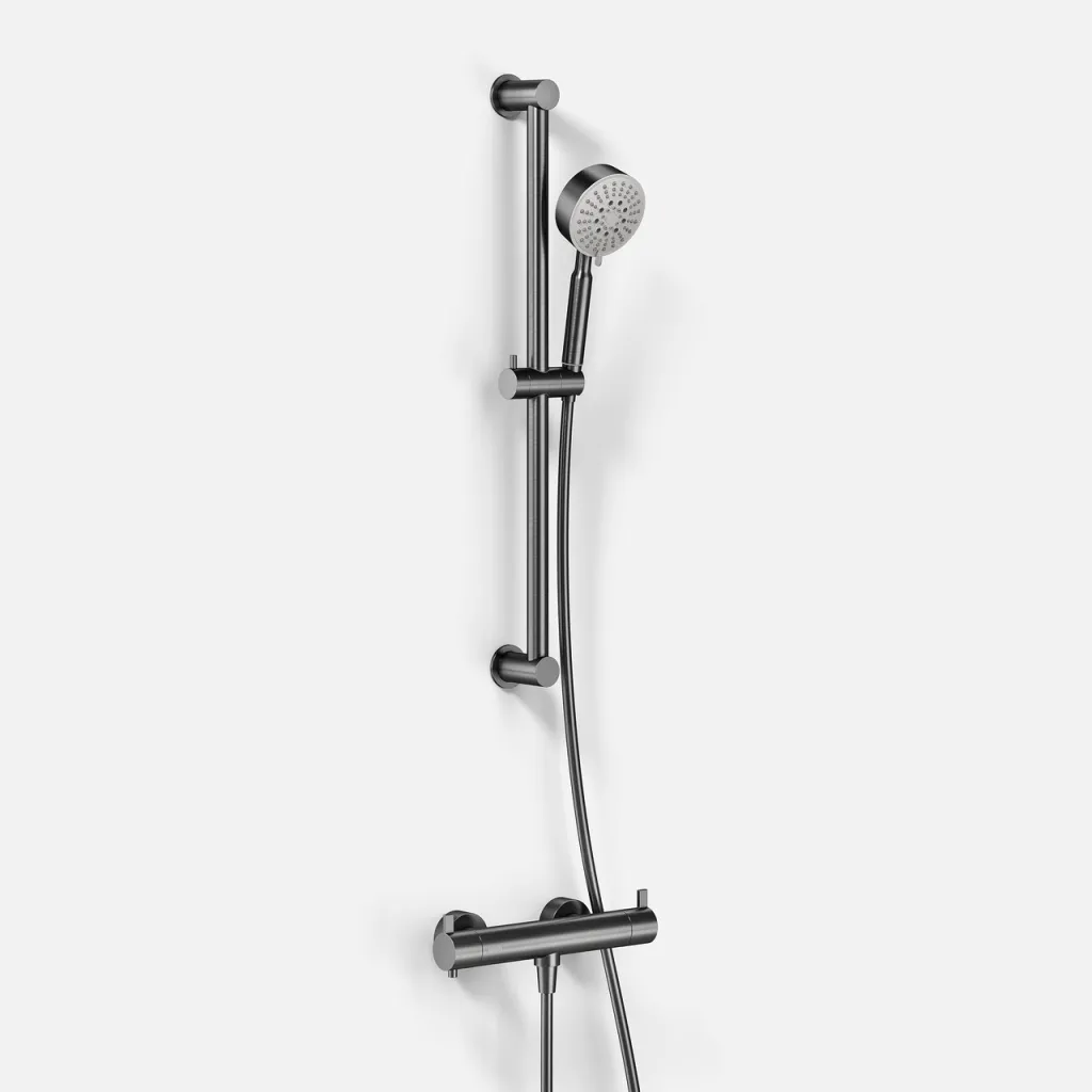 ArkiLife AVAO AABT204 S01 - Thermostat incl. Shower set, PVD Brushed Gun Metal