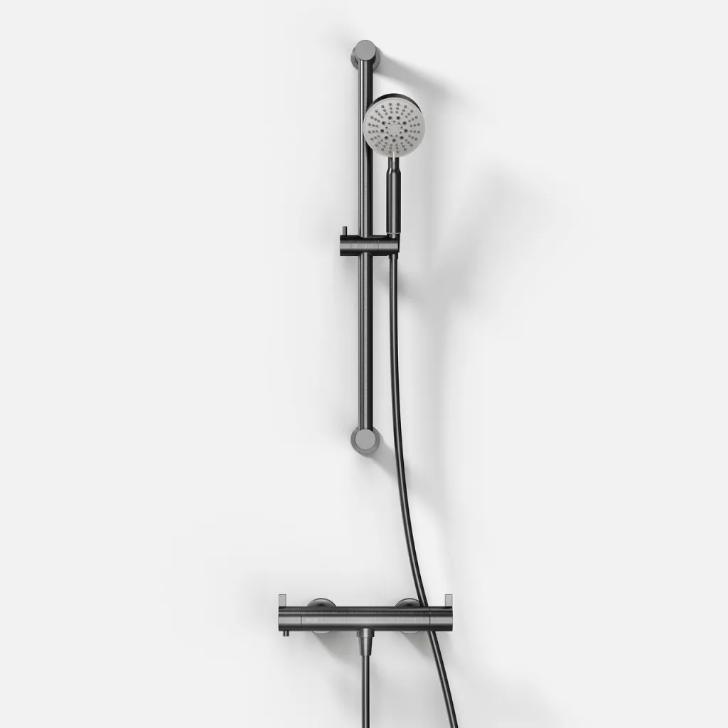 ArkiLife AVAO AABT204 S01 - Thermostat incl. Shower set, PVD Brushed Gun Metal
