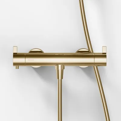 ArkiLife AVAO AABT204 S01 - Thermostat incl. Shower set, PVD Polished Brass