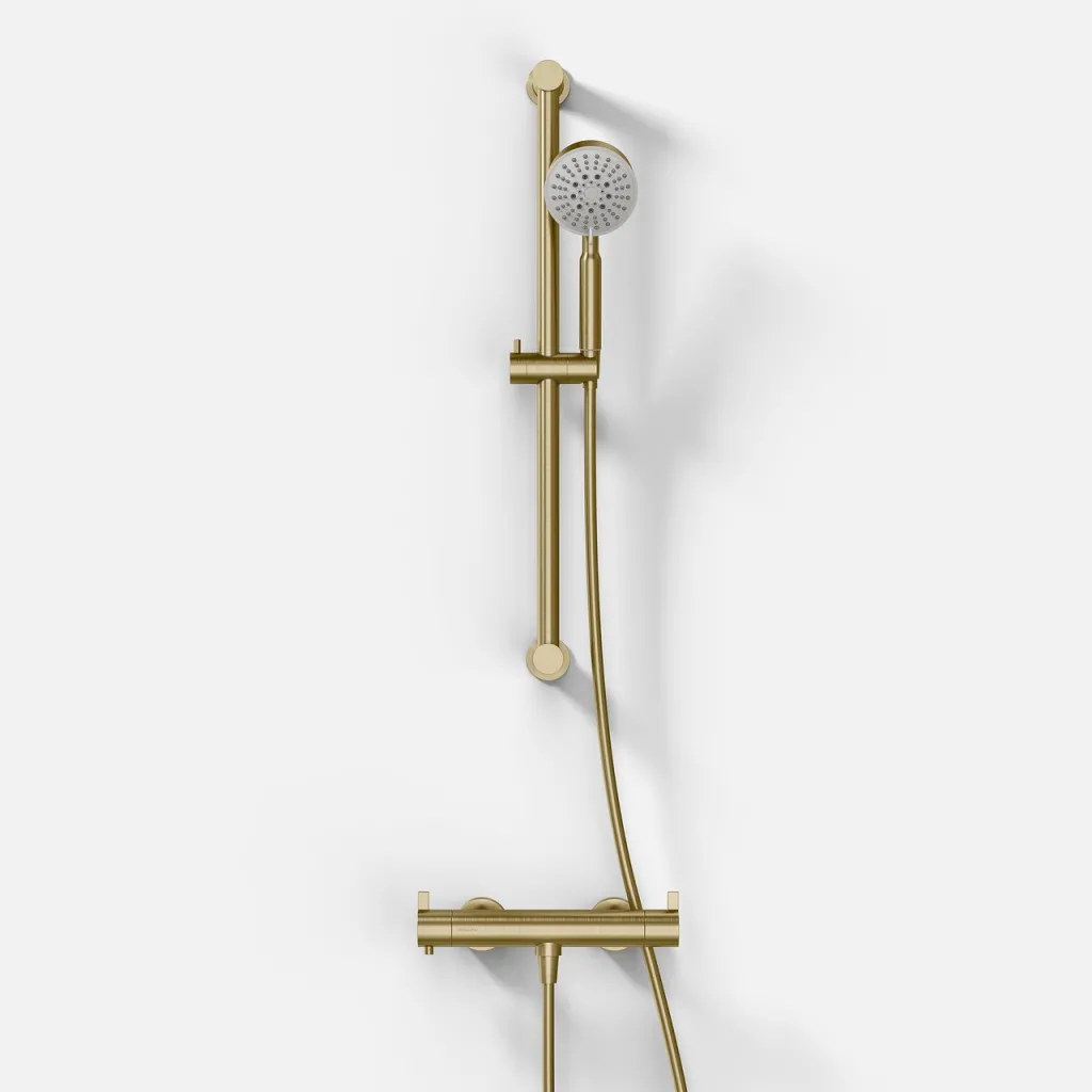 ArkiLife AVAO AABT204 S01 - Thermostat incl. Shower set, PVD Brushed Brass