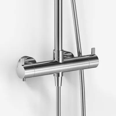 ArkiLife AVAO AABT900 S02 - Thermostat set Ø30 Wellness Rain, Chrome
