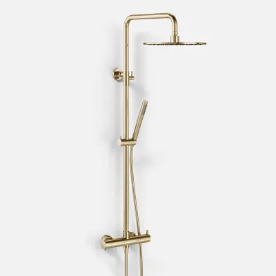 ArkiLife AVAO AABT900 S02 - Thermostat set Ø30 Wellness Rain, PVD Polished Brass