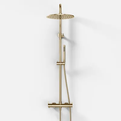 ArkiLife AVAO AABT900 S02 - Thermostat set Ø30 Wellness Rain, PVD Polished Brass