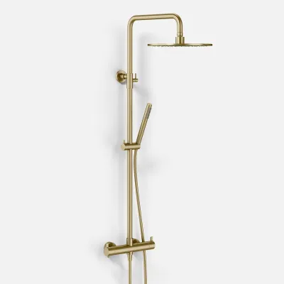 ArkiLife AVAO AABT900 S02 - Thermostat set Ø30 Wellness Rain, PVD Brushed Brass