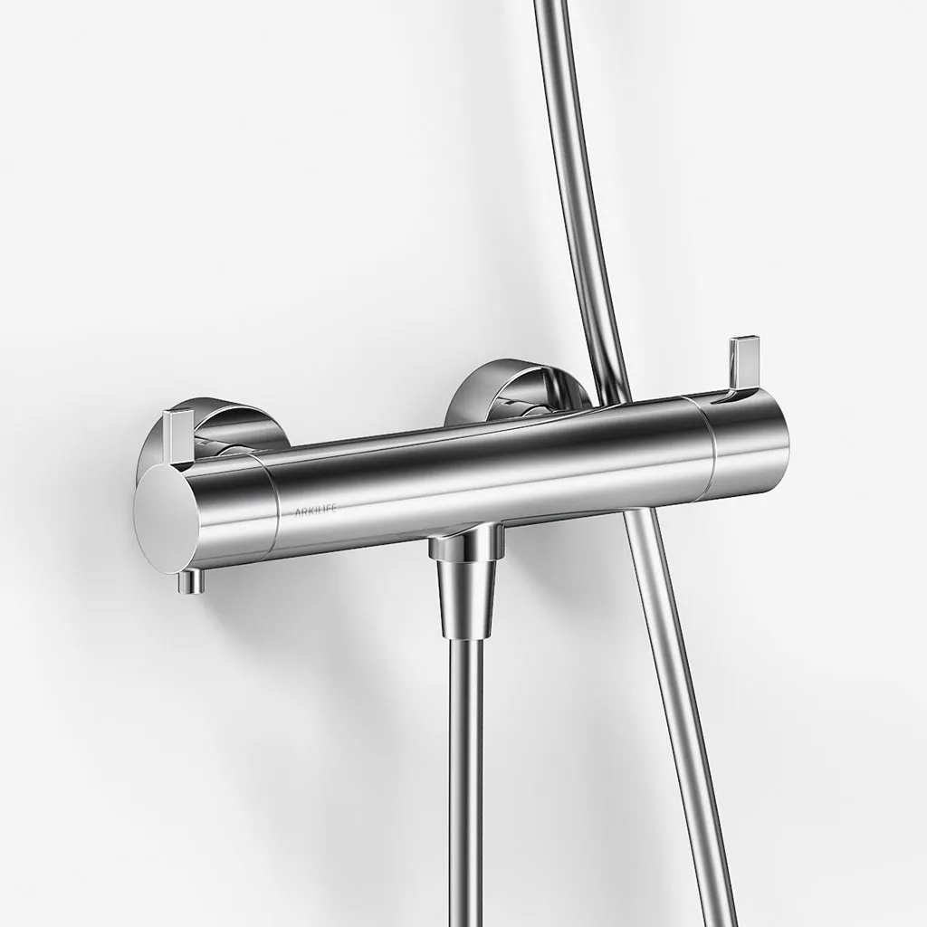 ArkiLife AVAO AABT204 S02 - Thermostat incl. Shower set, Stick, Chrome 