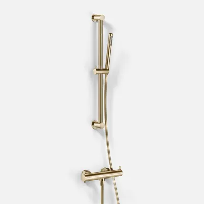 ArkiLife AVAO AABT204 S02 - Thermostat incl. Shower set, Stick, PVD Polished Brass