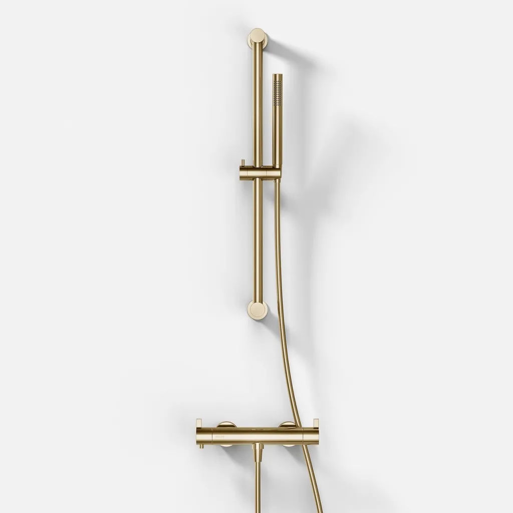 ArkiLife AVAO AABT204 S02 - Thermostat incl. Shower set, Stick, PVD Polished Brass