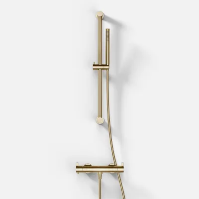 ArkiLife AVAO AABT204 S02 - Thermostat incl. Shower set, Stick, PVD Polished Brass