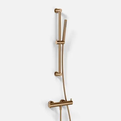 ArkiLife AVAO AABT204 S02 - Thermostat incl. Shower set, Stick, PVD Brushed Copper