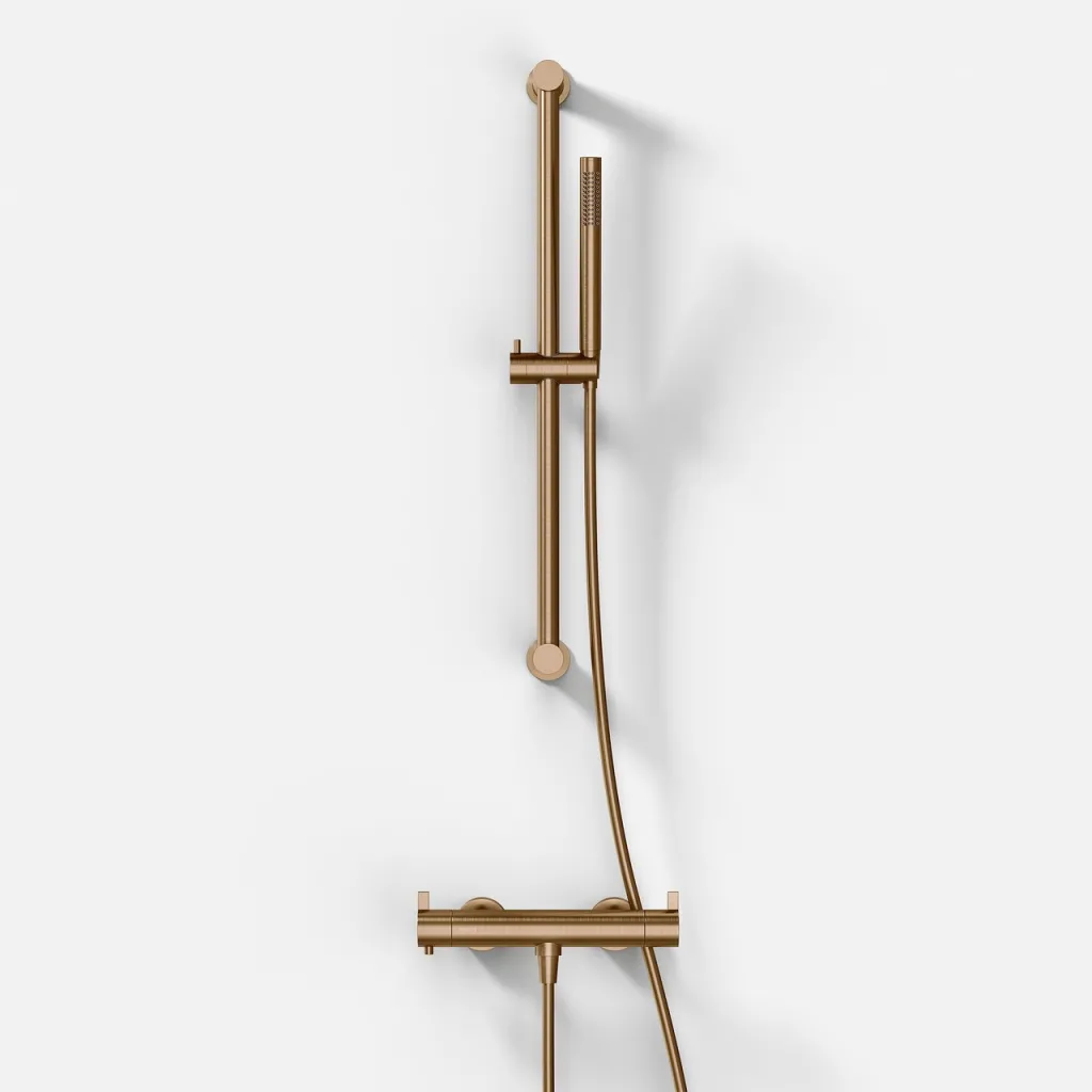 ArkiLife AVAO AABT204 S02 - Thermostat incl. Shower set, Stick, PVD Brushed Copper