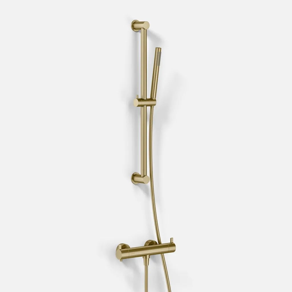 ArkiLife AVAO AABT204 S02 - Thermostat incl. Shower set, Stick, PVD Brushed Brass