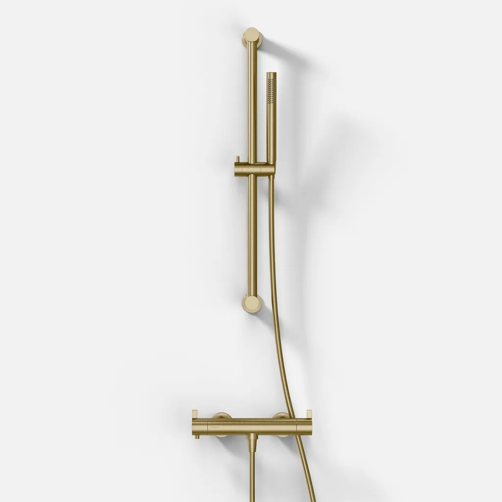 ArkiLife AVAO AABT204 S02 - Thermostat incl. Shower set, Stick, PVD Brushed Brass