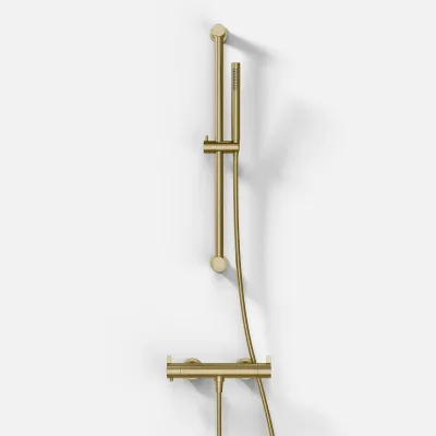 ArkiLife AVAO AABT204 S02 - Thermostat incl. Shower set, Stick, PVD Brushed Brass
