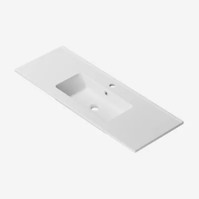 ArkiLife Ceramo® AC10036 - Matt white, Ø35 mm tap hole