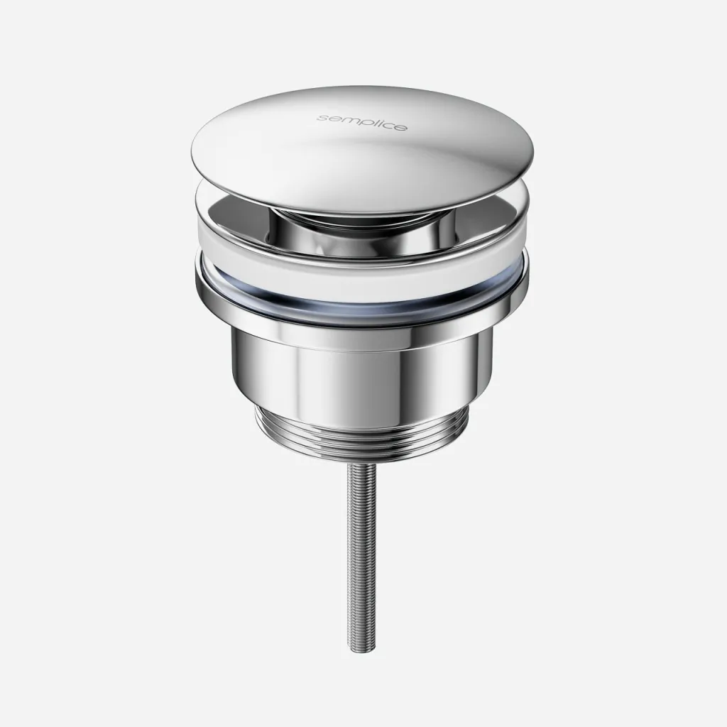 Semplice SBV03 - Universal foot valve, Chrome