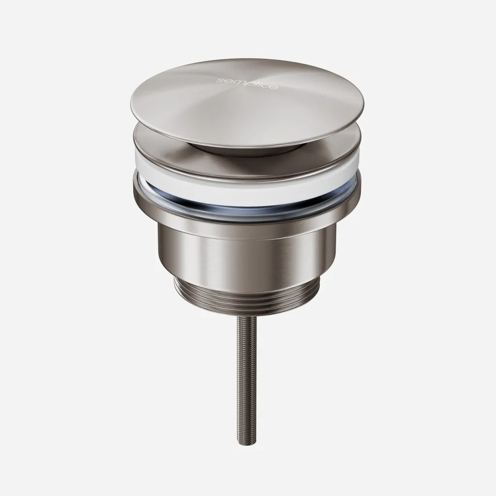 Semplice SBV03 - Universal foot valve, PVD Brushed Steel