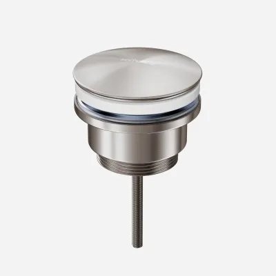 Semplice SBV03 - Universal foot valve, PVD Brushed Steel