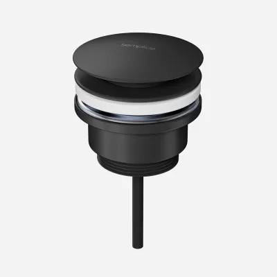 Semplice SBV03 - Universal foot valve, Matte black
