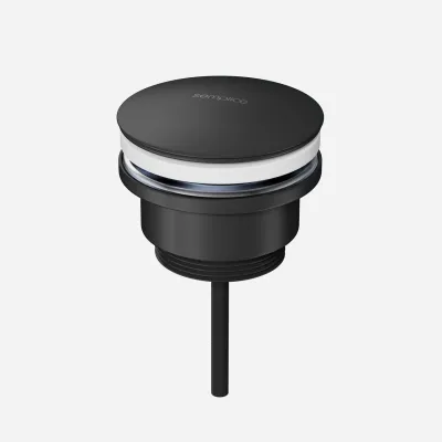 Semplice SBV03 - Universal foot valve, Matte black