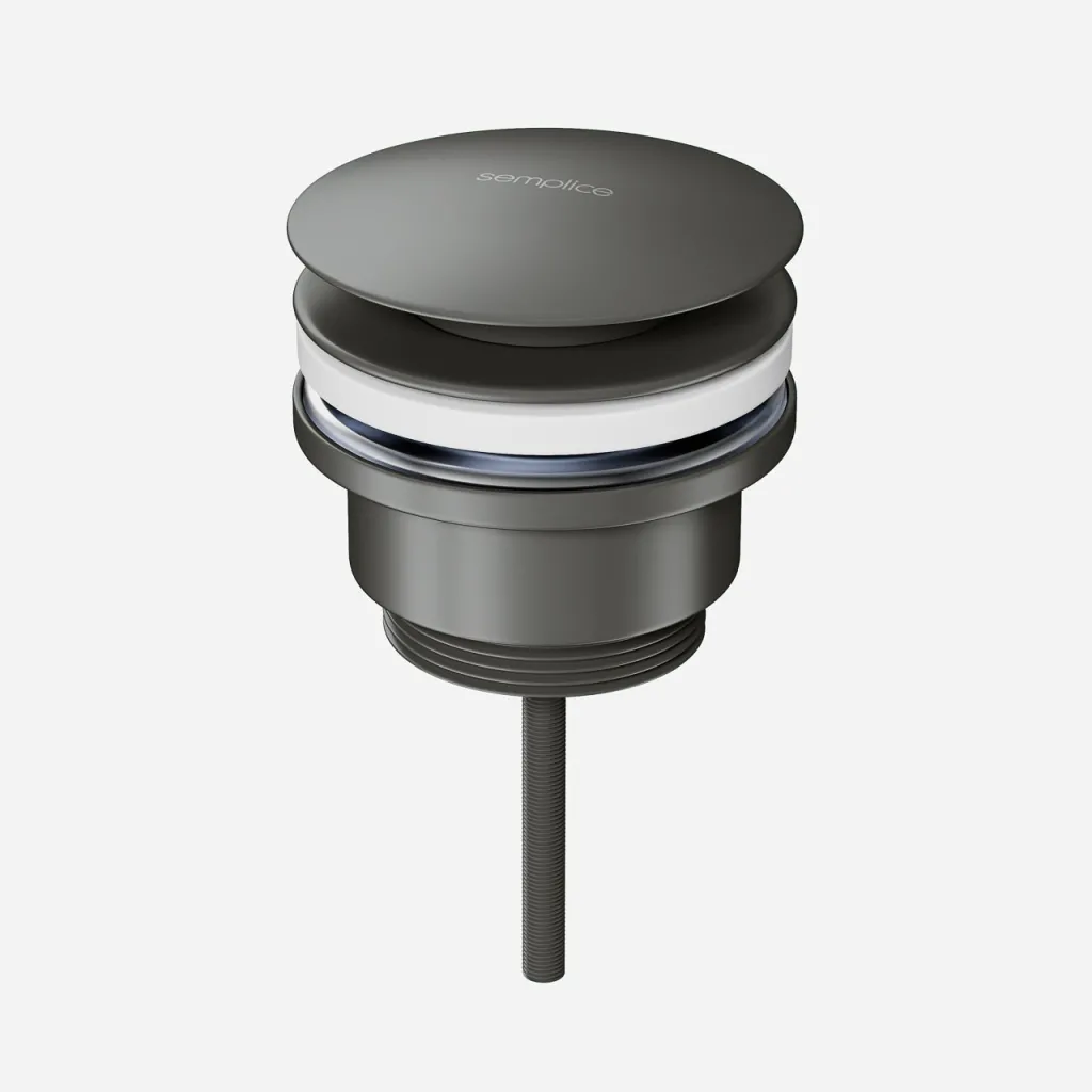 Semplice SBV03 - Universal foot valve, PVD Gun Metal