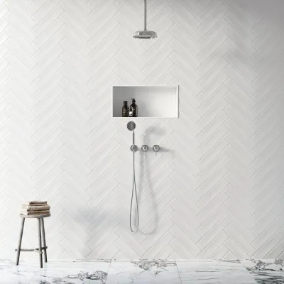 Hassel&Teudt HBR801 S02 - Shower set Ø21cm, Ceiling, Chrome