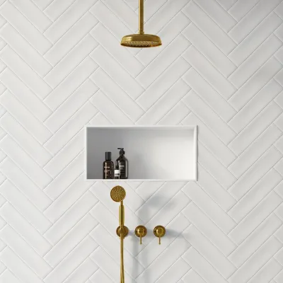 Hassel&Teudt HBR801 S02 - Shower set Ø21 cm, Ceiling, Polished Brass Natural