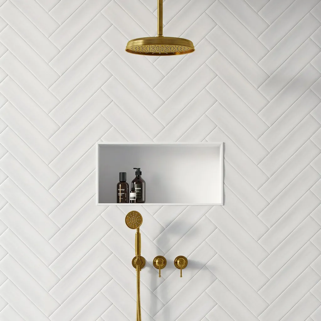 Hassel&Teudt HBR801 S04 - Shower set Ø31 cm, Ceiling, Polished Brass Natural
