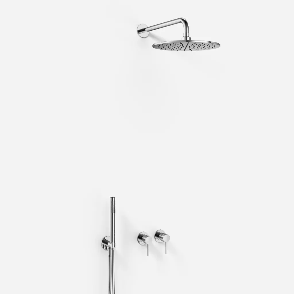 ArkiLife AVAO AA801 S02 - Ø30 cm. WellnessRain w/EasyClean, Stick, Chrome