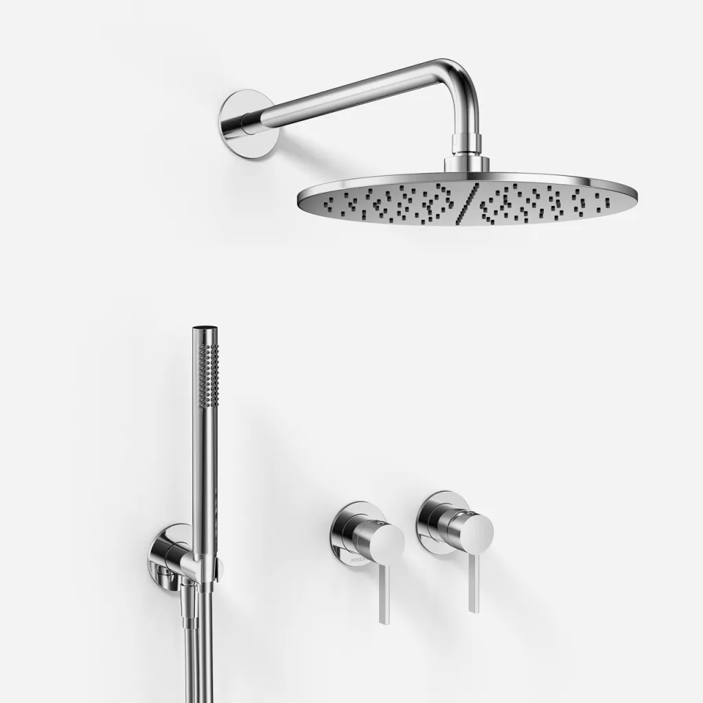 ArkiLife AVAO AA801 S02 - Ø30 cm. WellnessRain w/EasyClean, Stick, Chrome